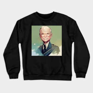 Dwight D. Eisenhower | President of the United States | Anime style Crewneck Sweatshirt